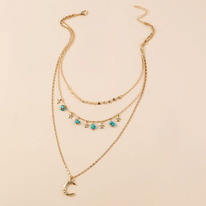 Star Multi-layered Necklace