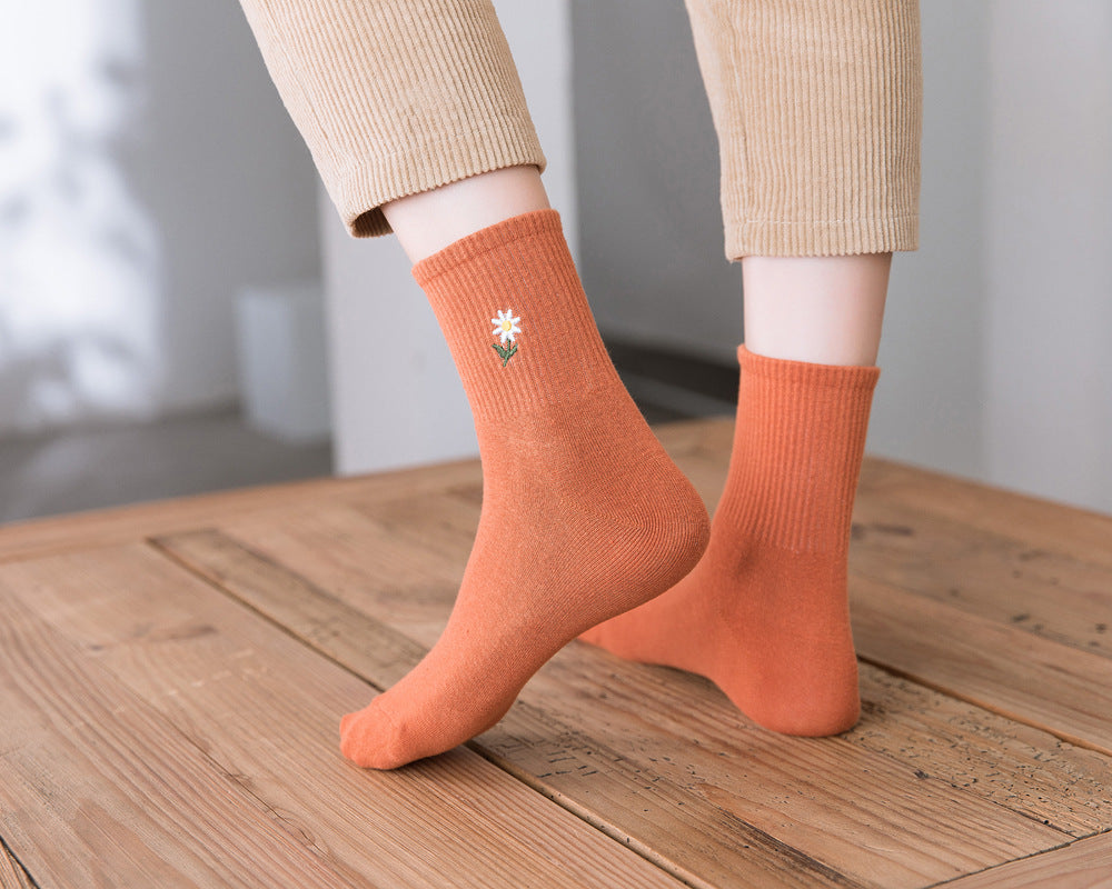 Thin College Style Cute Female Socks In Summer