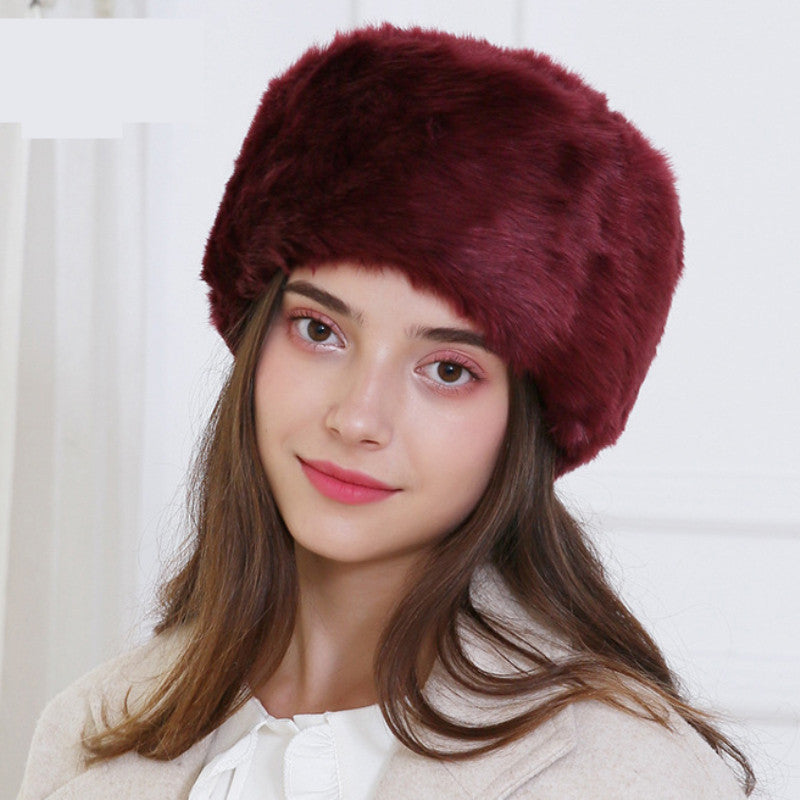 Warm And Cold Rabbit Fur Hat