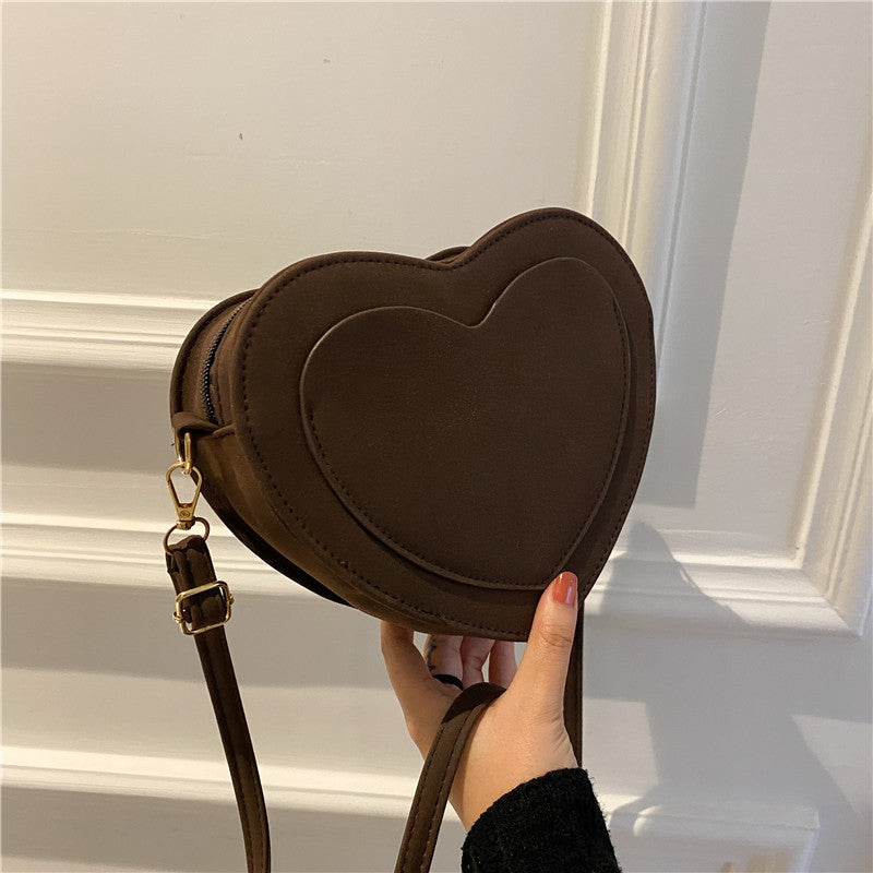 Leisure Fashion Heart Bag Crossbody Shoulder Bag