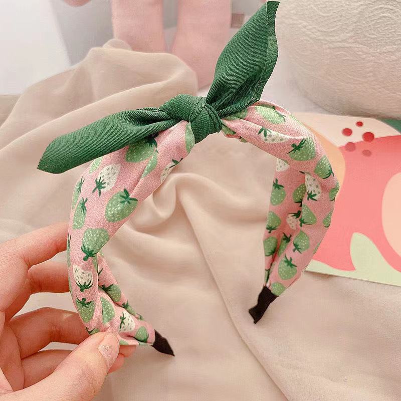 Korean Version Of The New Children's Fabric Print Fruit Headband