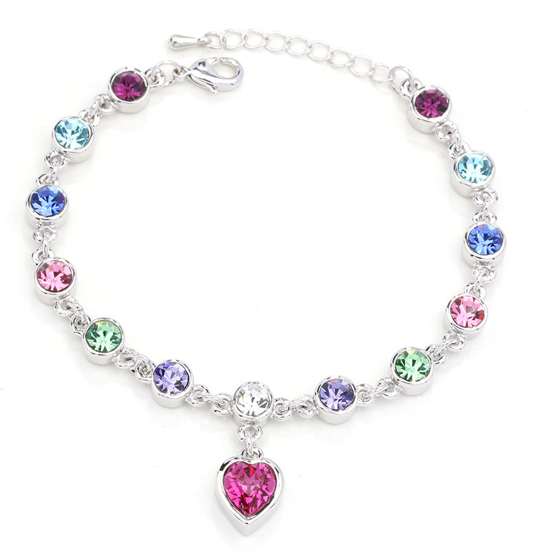 Heart Of The Ocean Crystal Bracelet