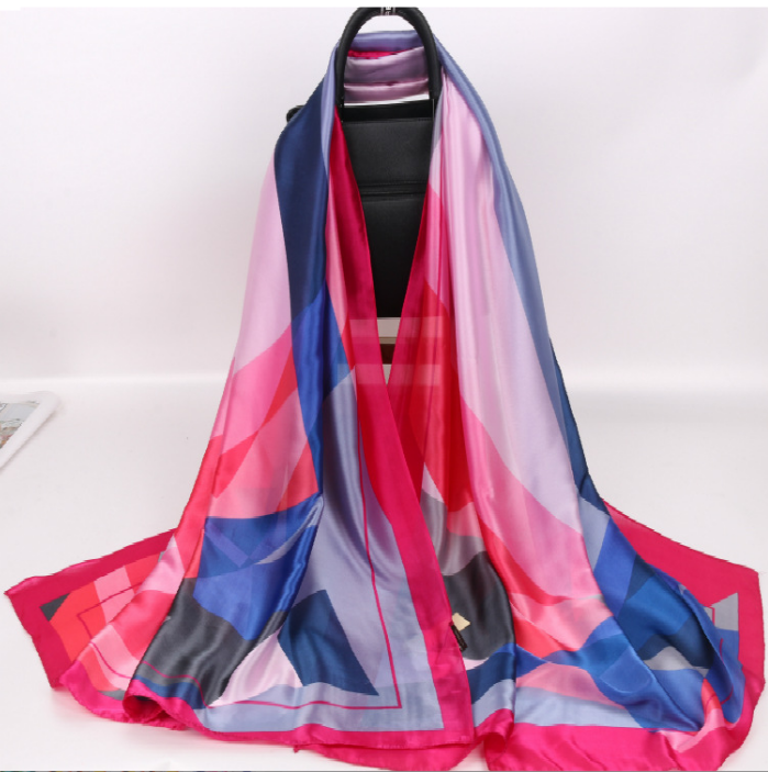 Fashion Sunscreen Simulation Silk Scarf