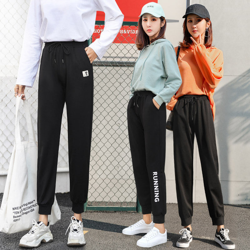 Thin Pants Fall Winter Trousers With Feet Casual Pants