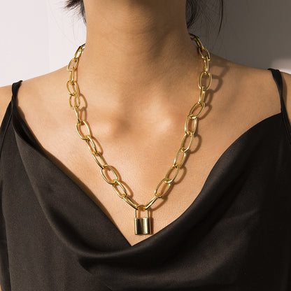 Retro Geometric Necklace