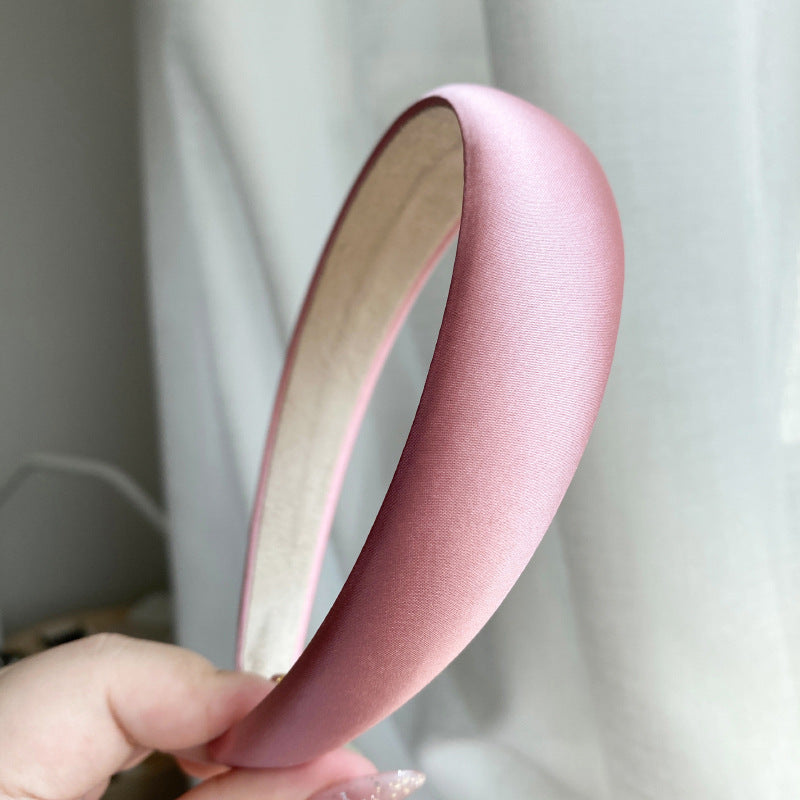 Retro Satin Sponge Headband