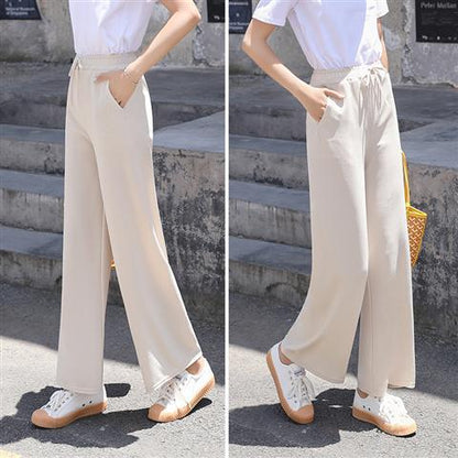 Slacks Knit Thin Pants