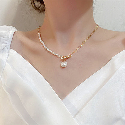 Elegant Natural Freshwater Pearl Necklace